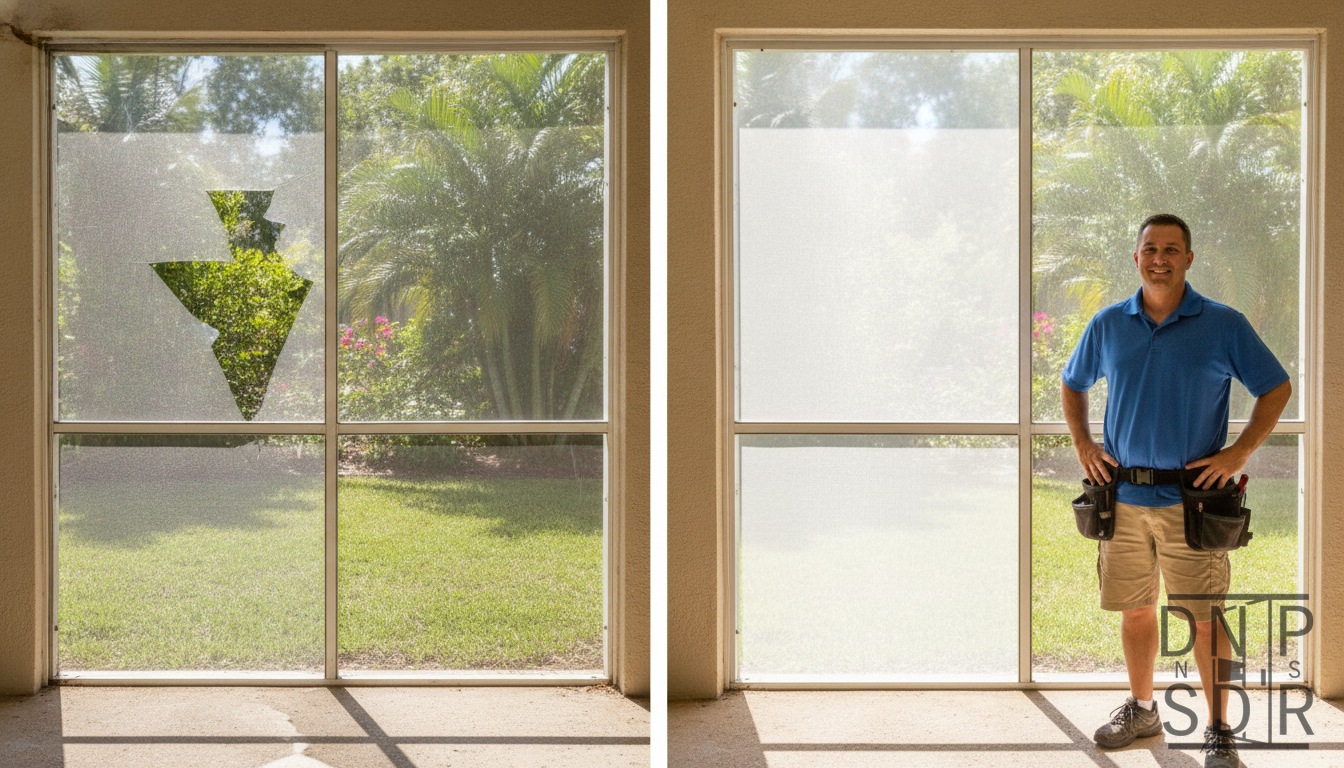 Sliding Door Screen Repair vs. Replacement: What North Port Homeowners Need to Know